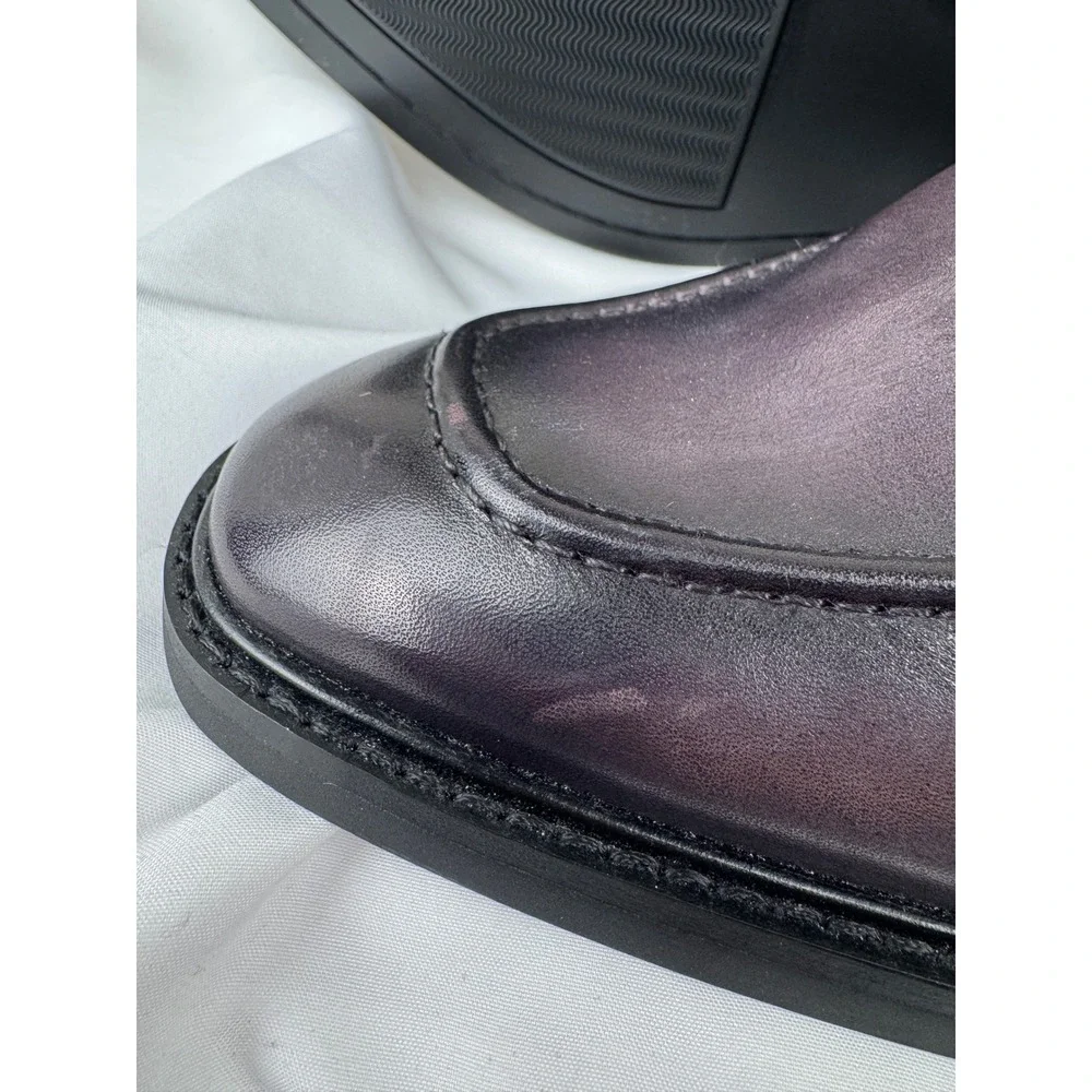 CMR Chamaripa Plum Elevator Derby Shoes Leather Height Increase ~2.7–3